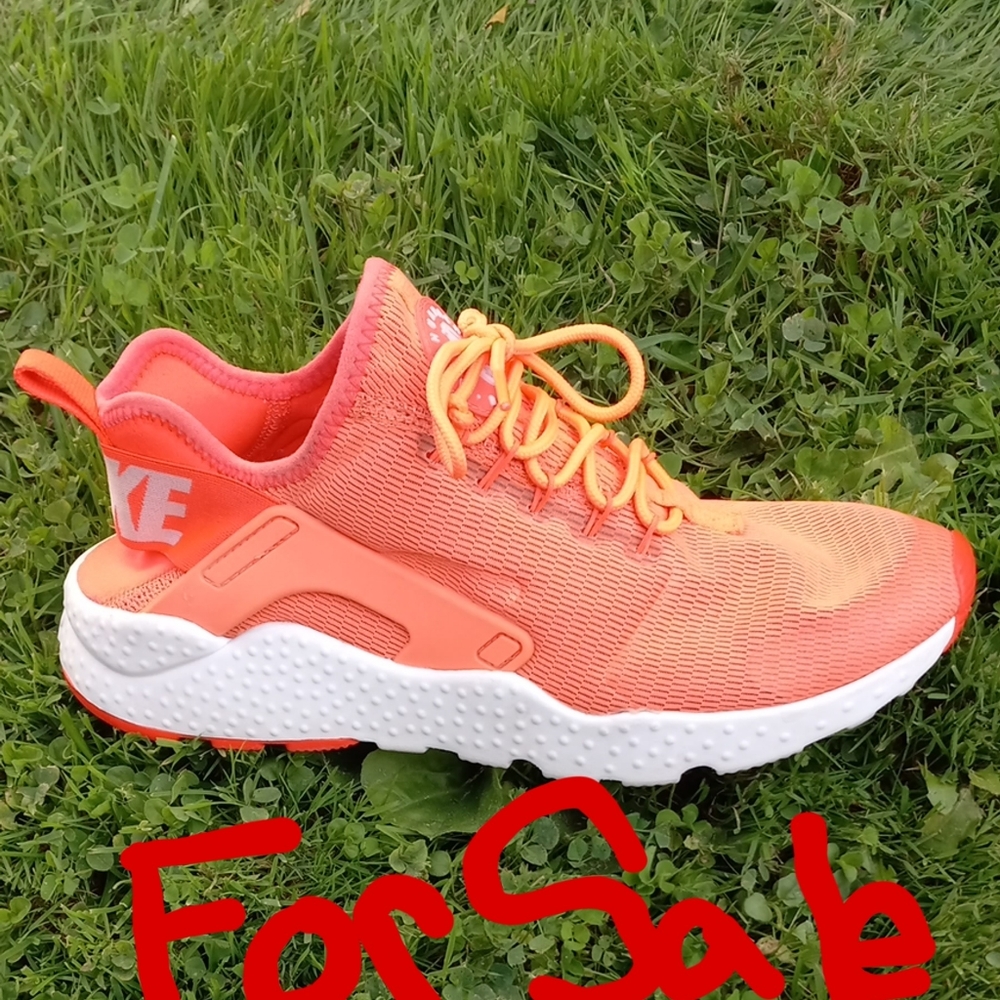 Women's Orange "Nike Air Huarache Run Ultra's"